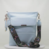 Crossbody Laptop Purse Pretty Pokets Blue