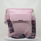 Crossbody Laptop Purse Pretty Pokets Pink