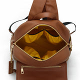 Cognac Diaper bag backpack brown diaper bag baby bag stylish diaper bag pretty diaper bags that are cute diaper bags mommy bags