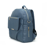 Blue diaper bag backpack baby bag small diaper bag Pretty Pokets diaper bag small diaper bag toddler mom bag mommy bag Shayla Diaper Bag Backpack -Blue - Pretty Pokets