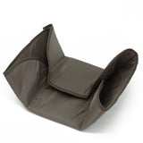 gray backpack diaper bag with gold zippers small diaper bag baby bag