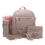 Diaper bag Backpack, Backpack Baby Bag, Pink Diaper bag