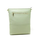 Mint Green Laptop Crossbody Bag, Book Bag