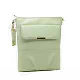 Mint Green Laptop Crossbody Bag