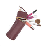 Barrel Makeup bag, round makeup bag, circular makeup bag