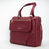 Ajanta Diaper Bag Tote - Burgundy (Bundle) - Pretty Pokets