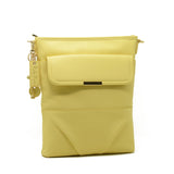 Yellow Laptop Crossbody Bag, book bag, laptop case