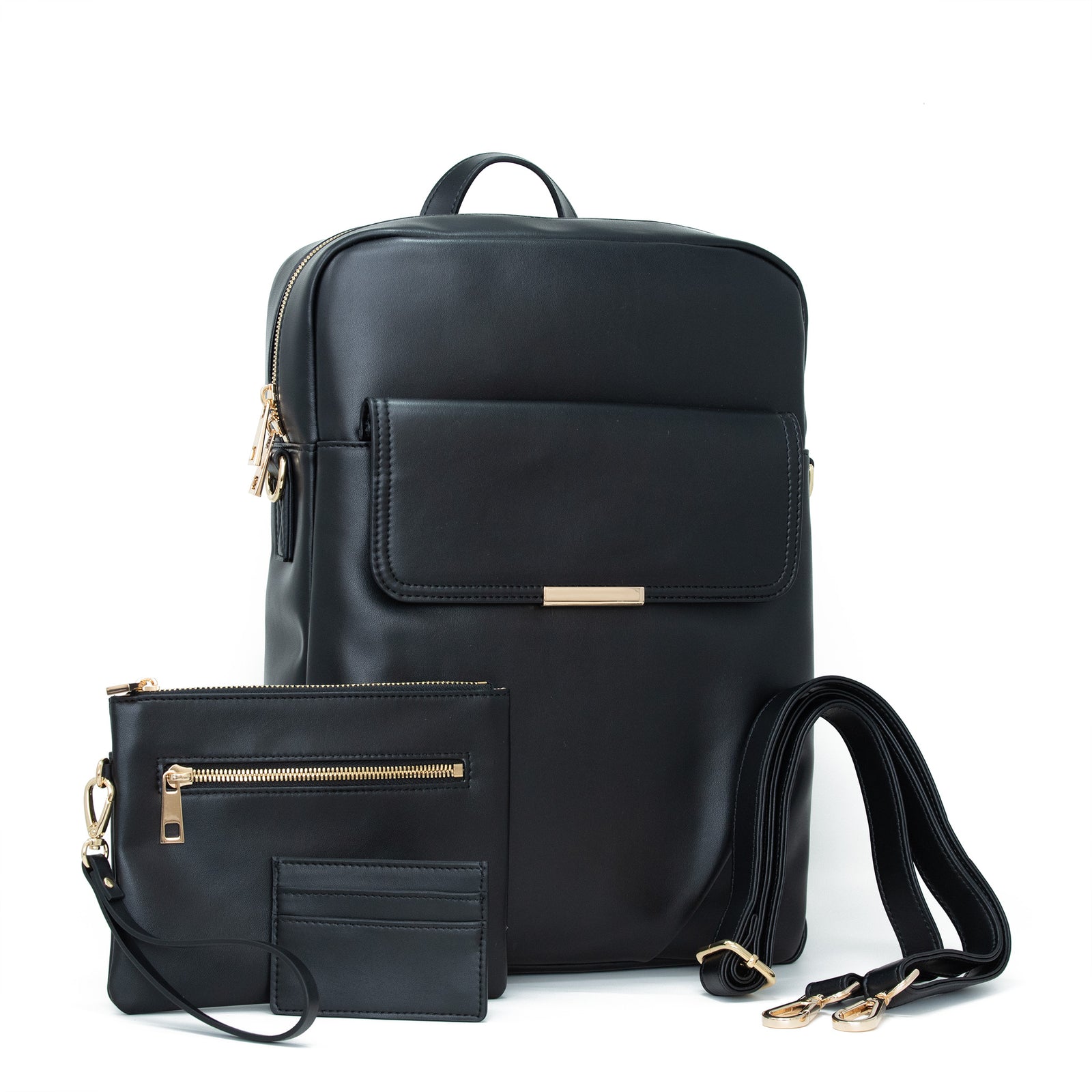 best women's leather laptop backpack Bag Balance rod holders for canvas laptop backpack you have the option Color:Purple Green