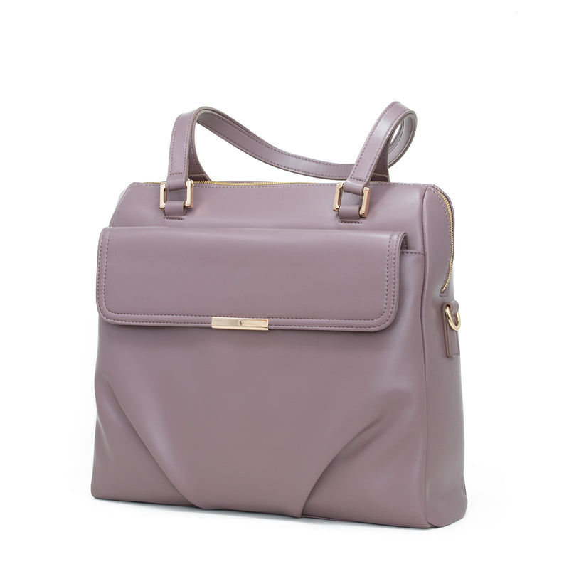 Laptop Tote Bag | Workbag Laptop Totes with Laptop Sleeve Dusty Mauve